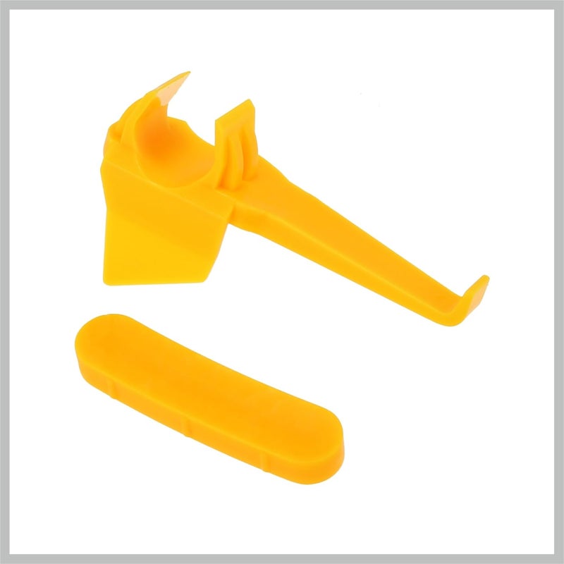 RATCHROLL 6 Sets Tire Changer Plastic Insert Tire Demount Head Tire Machine Guard Wheel Side Protector for Mount Demount Duck Head Tyre Repair 2.32"x0.75"x1.14" Replacement Car Parts - Image 5